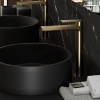 СМЕСИТЕЛ ЗА МИВКА, BRUSHED GOLD, ВИСОК AQG ALPHA 01ALP120OC допълнително изображение
