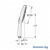 Grohe 22127KF0 Rainshower SmartActive 130 Ръчен душ 3 вида струи, черен мат допълнително изображение