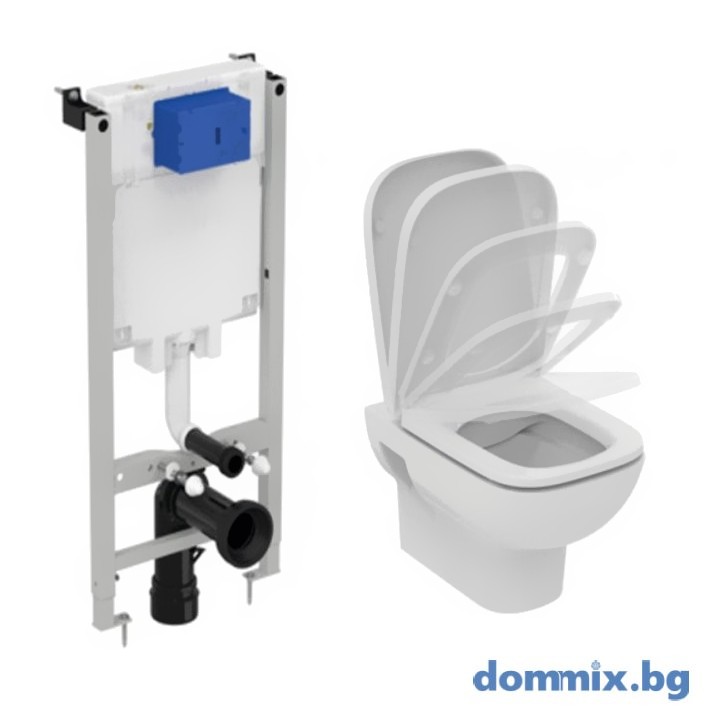WC Комплект за вграждане IDEAL STANDARD I.LIFE A R061401