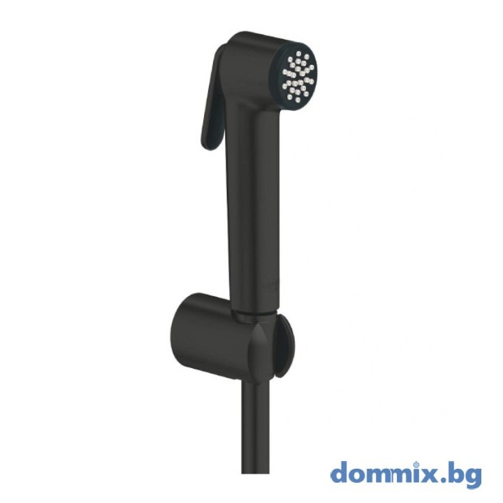 Бидетен душ ABS с държач и шлаух 1250мм, черен мат/matt black GROHE TEMPESTA-F TRIGGER SPRAY 30 1025302431