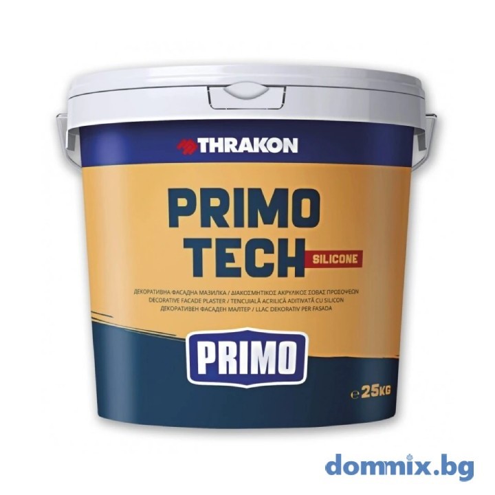 Декоративна фасадна мазилка PRIMO TECH SILICONE 25кг THRAKON