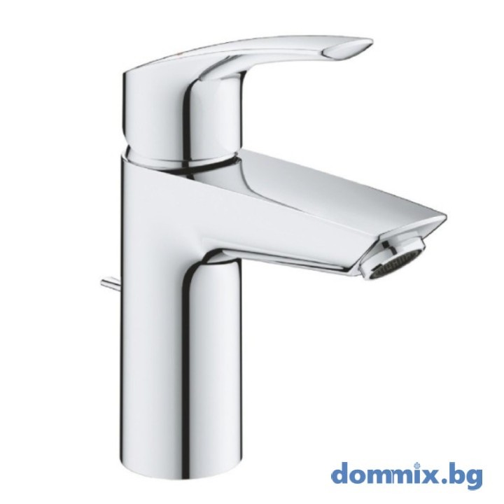  Едноръкохватков смесител за мивка, S-размер с изскачащ сифон Grohe 33265003 Eurosmart