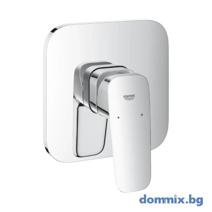Смесител за вграждане за душ, без тяло 35604000!, хром Grohe Cubeo 1017770000