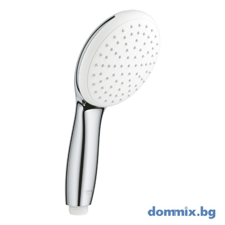 Ръчен душ 110мм с 1 струя и деб. ограничител 9.5л/мин., хром GROHE TEMPESTA 110 27923003