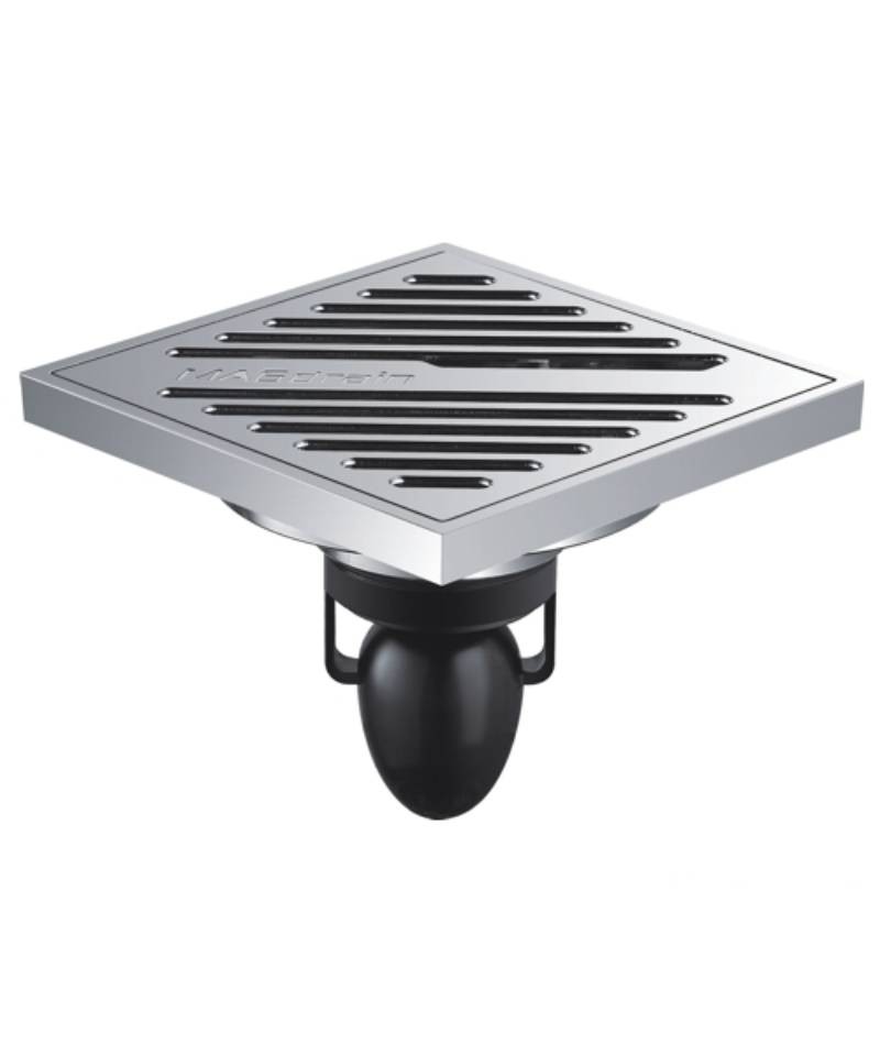 Подов сифон с клапан против миризми MAGdrain INOX PFC30Q50-B, 100х100 мм 180404