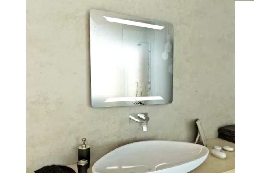 ОГЛЕДАЛО ЗА БАНЯ с вградено LED осветление Versa Q, по поръчка