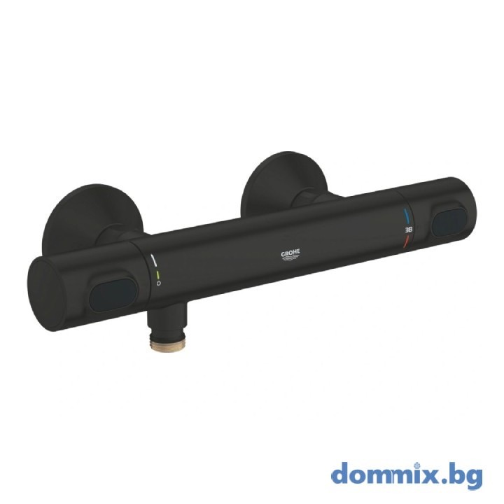 Термостатен смесител за душ, черен мат/matt black GROHE GROHTHERM 500 347932430