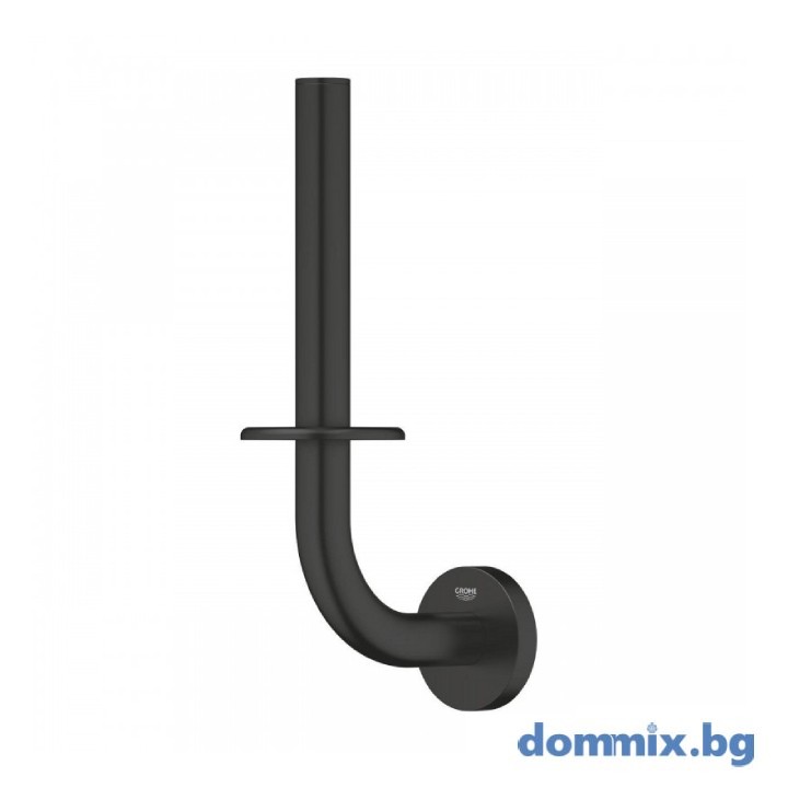 Grohe 1024692430 Essentials Black Matt Поставка за тоалетна ролка за резервни ролки