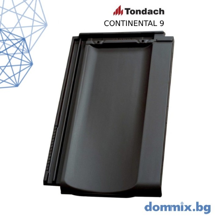Керемида CONTINENTAL 9 - Aнтрацит TONDACH 