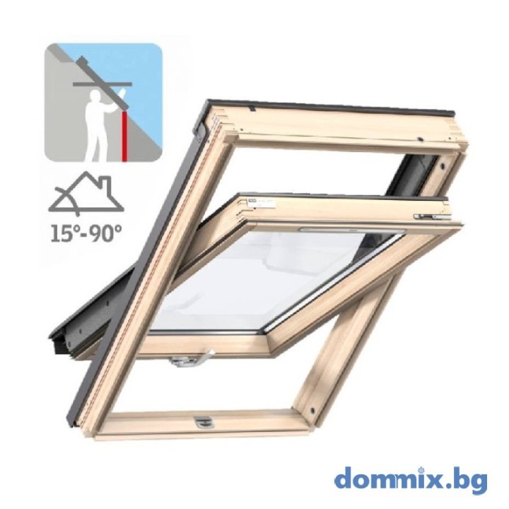  Velux Покривен прозорец  Стандарт Плюс  GLL 1061B -  долно управление, троен стъклопакет 