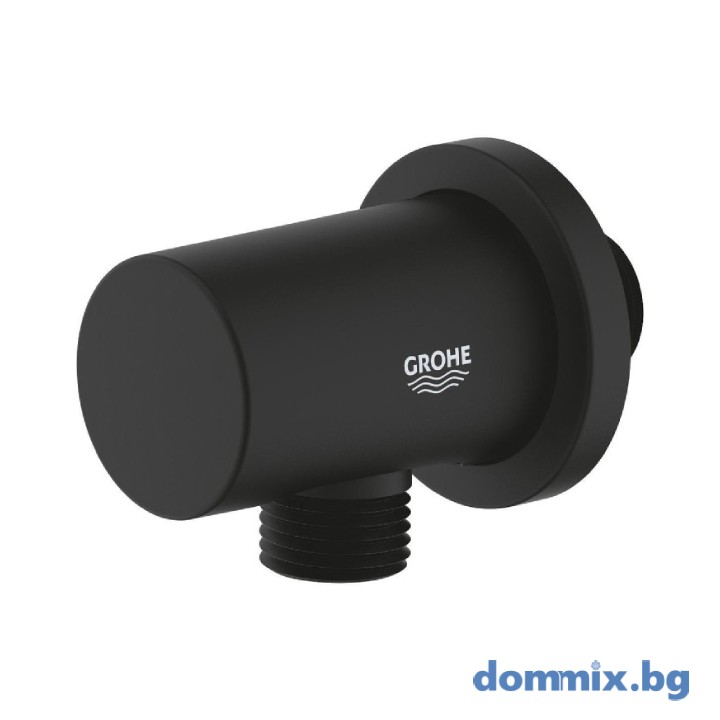 СТЕННО КОЛЯНО ЗА БАНЯ В ЦВЯТ ЧЕРЕН МАТ GROHE RAINSHOWER 22118KF0