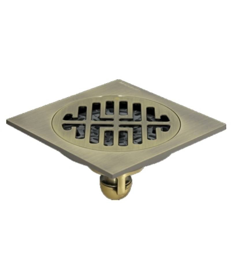 Подов сифон с клапан против миризми MAGdrain CC34G60-Q, Месинг, 100х 100 мм 181522