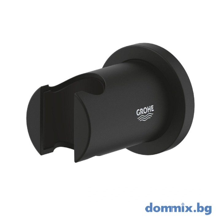СТЕННО ОКАЧВАНЕ ЗА ДУШ ЗА БАНЯ, ЧЕРЕН МАТ GROHE RAINSHOWER 22117KF0