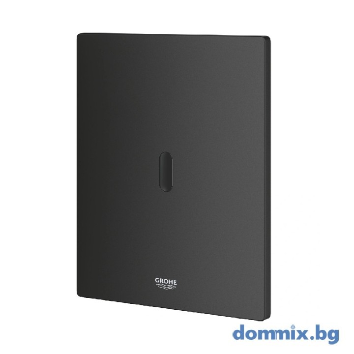 Сензорен инфрачервен бутон за структура за вграждане за WC 6V CR-P2, PHANTOM BLACK / черен мат GROHE TECTRON BAU E 39882KF0