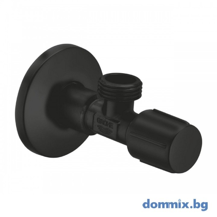 Grohe 1023422430 Черен мат Ъглов вентил 1/2