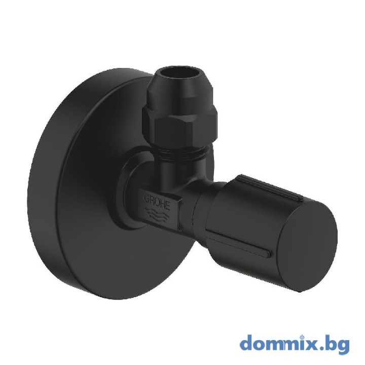 ЪГЛОВ СПИРАТЕЛЕН КРАН 1/2″ ЗА БАНЯ В ЦВЯТ ЧЕРЕН МАТ GROHE 22074KF0