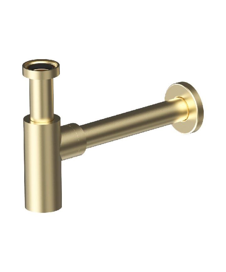 AQG MINIMALISTA, ДЕКОРАТИВЕН СИФОН, BRUSHED GOLD