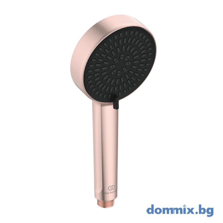 Ръчен душ ф100мм с 2 струи, розе/розово злато IDEAL STANDARD IDEALRAIN ALU+ BD580RO