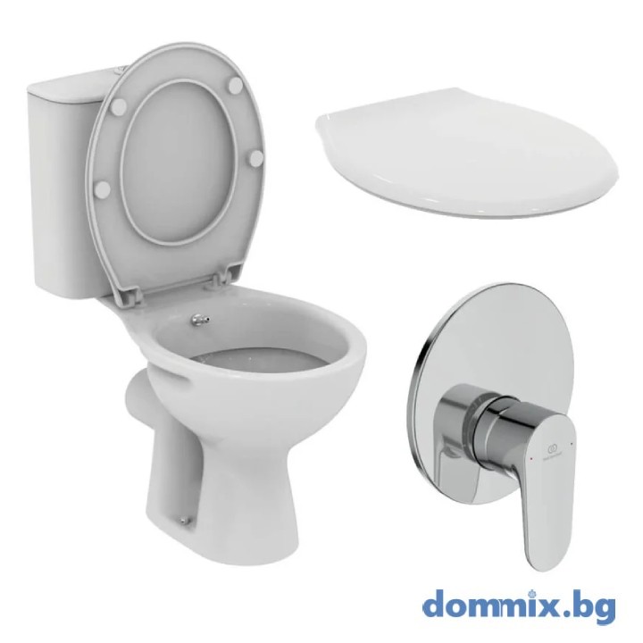 Ideal Standard WC КОМПЛЕКТ С БИДЕТНА АРМАТУРА И СМЕСИТЕЛ ЗА ВГРАДЕН МОНТАЖ  W835301