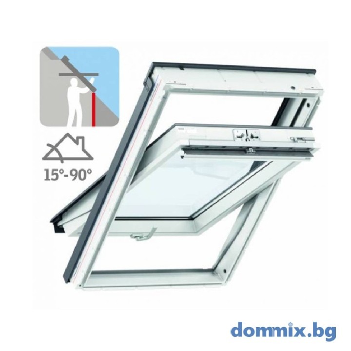  Velux Покривен прозорец Стандарт Плюс GLU 0061B - долно управление, троен стъклопакет