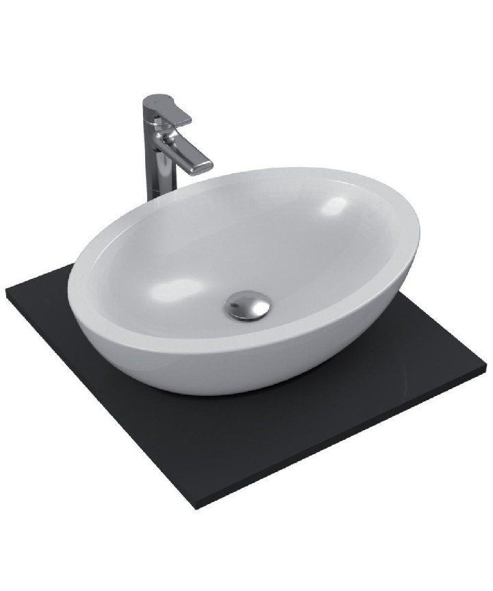 Strada “О” Овална мивка за монтаж върху плот 60x42 cm Ideal Standard K078401