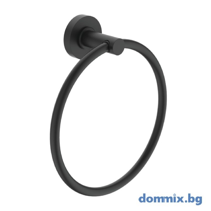 Халка за хавлии/кърпи ф159мм за баня, черен мат IDEAL STANDARD IOM A9130XG