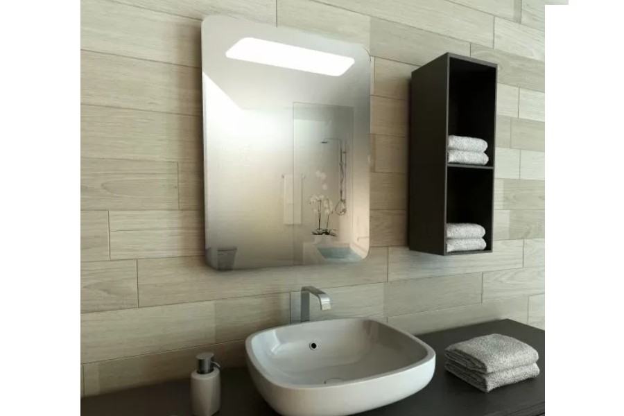 ОГЛЕДАЛО ЗА БАНЯ с вградено LED осветление Light, по поръчка