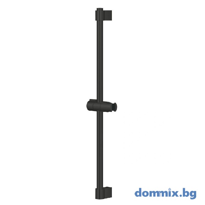 Тръбно окачване H600мм с държач, черен мат/matt black GROHE TEMPESTA  275232431
