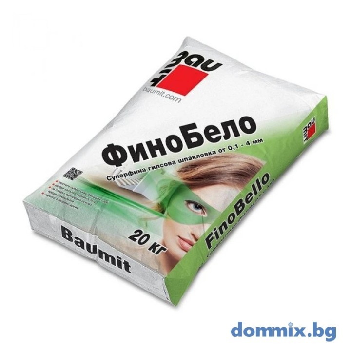 Баумит ФиноБело - фина шпакловъчна смес на гипсова основа