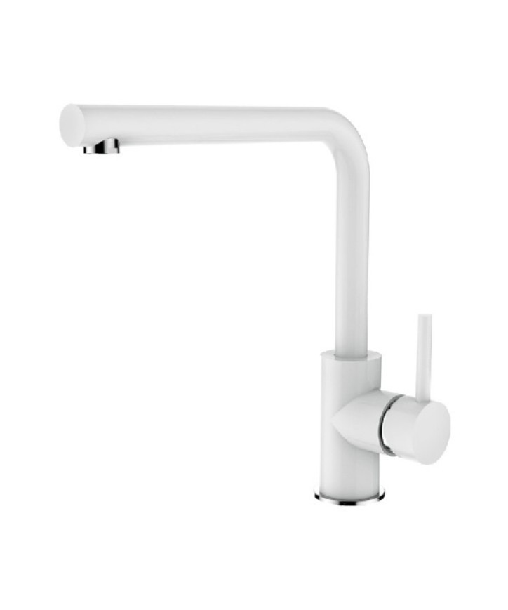 AQG Colors 05COL500BL стоящ смесител за кухня бял мат