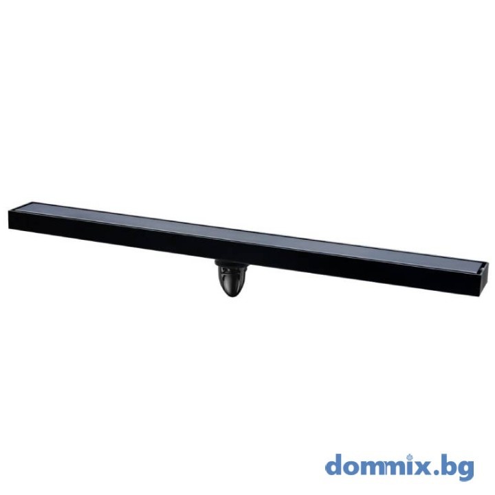 Сифон линеен, черен, 600 mm, с клапан против миризми MAGDRAIN Сифон линеен MAGDRAIN DUO BLACK 60 JDC55x600Q50-O 141501