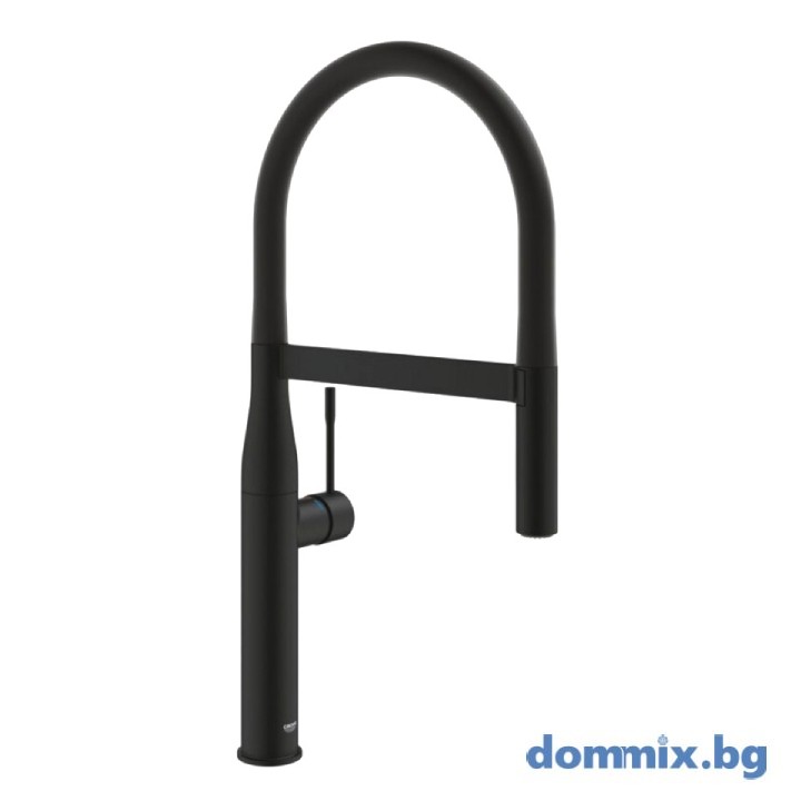 Grohe 30503KF0 Essence Professional кухненски смесител с подвижен чучур, черен мат