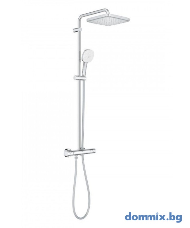 GROHE ТЕРМОСТАТНА ДУШ СИСТЕМА TEMPESTA SYSTEM CUBE 250 26689001