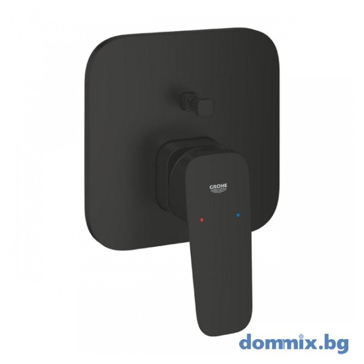 Grohe 1017782430 Cubeo Смесител за вграждане за душ/вана, черен мат