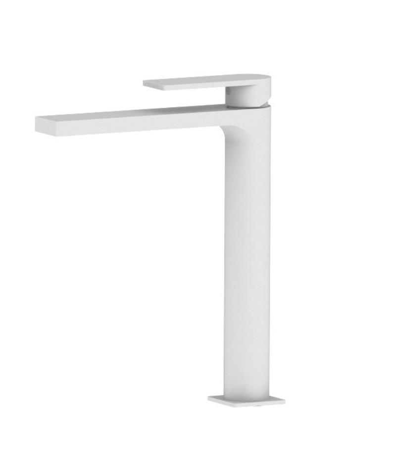 AQG СМЕСИТЕЛ ЗА МИВКА ALPHA MATT WHITE 01ALP120BL
