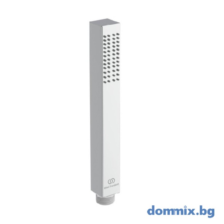 Ръчен душ 22мм с 1 струя, хром IDEAL STANDARD IDEALRAIN STICK SQUARE BD320AA
