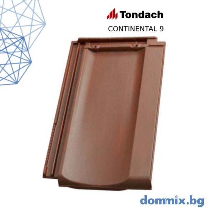 Керемида CONTINENTAL 9 - тъмно кафява TONDACH