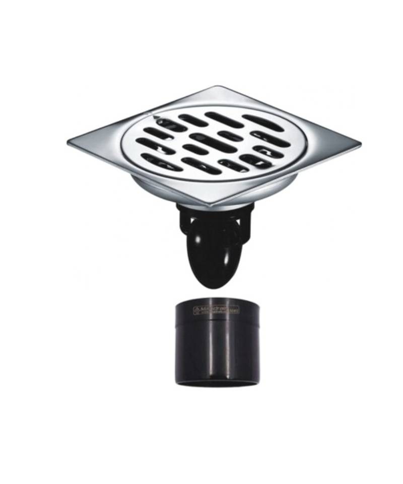 Подов сифон с клапан против миризми MAGdrain INOX PC01Q50-G, 100×100 мм 141564