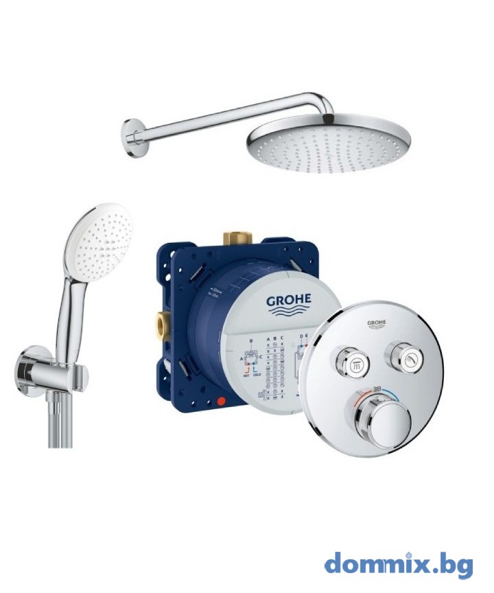 КОМПЛЕКТ ЗА ВРАЖДАНЕ ЗА БАНЯ, GROHE 35600000 + 29119000 + 26668000 + 26406003