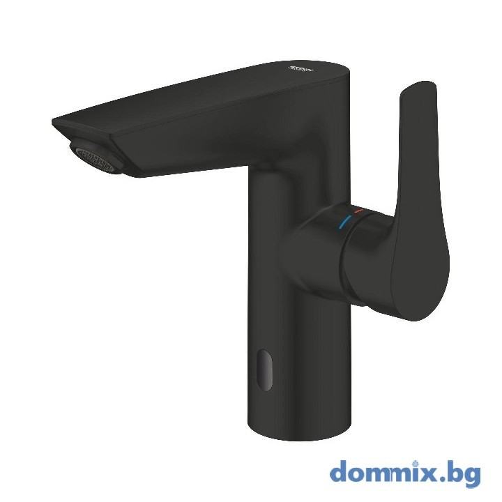 Сензорен смесител за мивка 6V S-размер , черен мат GROHE EUROSMART 239752433