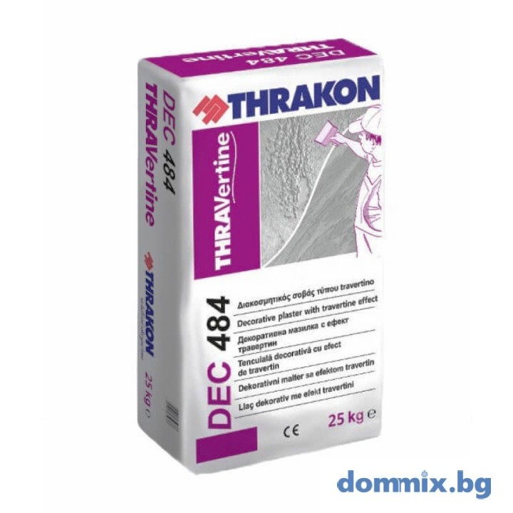 МАЗИЛКА DEC 484 ТРАВЕРТИН 25 КГ THRAKON