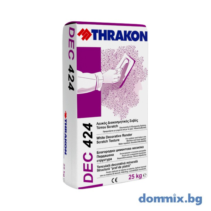 ФАСАДНА МАЗИЛКА DEC 424 K1.5MM 25КГ THRAKON