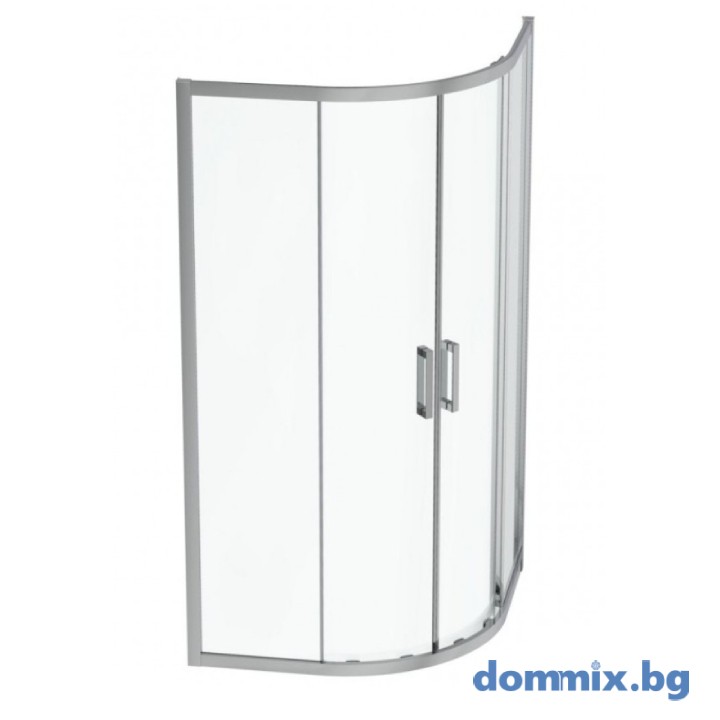 ЗАОБЛЕНА ДУШ КАБИНА CONNECT 2 K9250EO 800х800х1955mm профил сребро