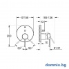 СМЕСИТЕЛ ЗА ВГРАЖДАНЕ ЗА ДУШ С ПРЕВКЛЮЧВАТЕЛ GROHE ESSENCE 24167KF1 допълнително изображение