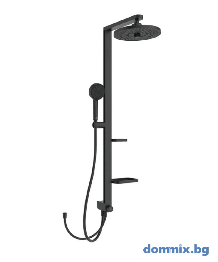 Душ комплект с полици и разределител /за стенен смесител/ IDEAL STANDARD Ceraflow ALU+ BD585XG
