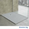 Правоъгълно душ корито KARAG PIETRA CEMENTO 900x900x2.5  допълнително изображение