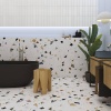 Гранитогрес Stracciatella R Nacar тип Terrazzo калиброван 60x120 допълнително изображение