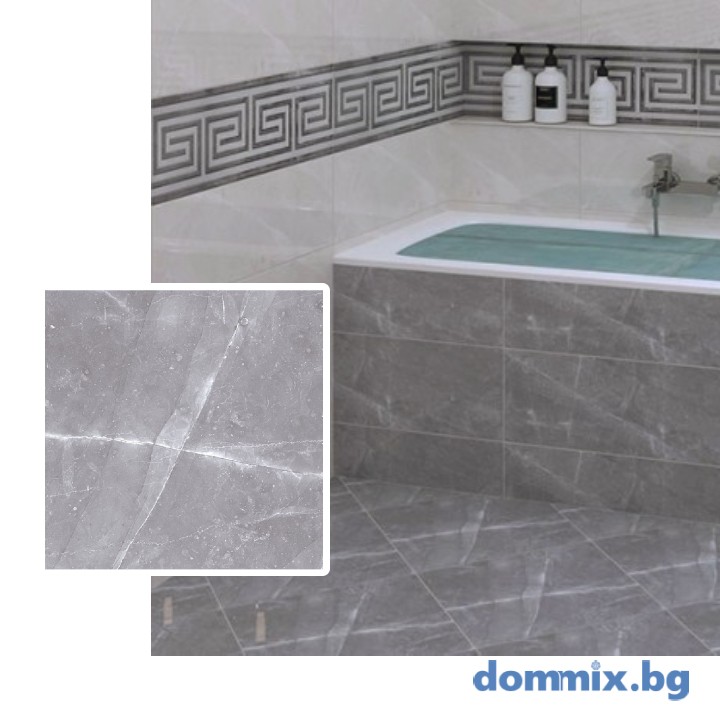 Подова плочка Luxury Grey 45×45