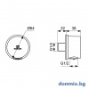 Стенно коляно, розе/розово злато IDEAL STANDARD IDEALRAIN BC808RO допълнително изображение