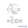 Стенно коляно с държач за душ, черен мат IDEAL STANDARD IDEALRAIN BC807XG допълнително изображение